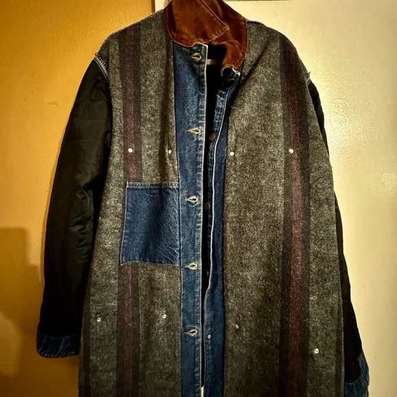 Mens Carhartt Jean jacket blanket lined - Picture 5 of 6